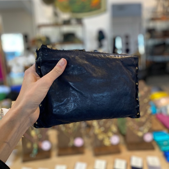 Campomaggi Giulia Leather Crossbody Bag in dark blue - Picture 2 of 2